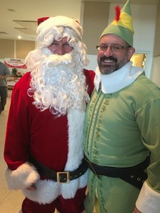 Santa and Larry the Elf